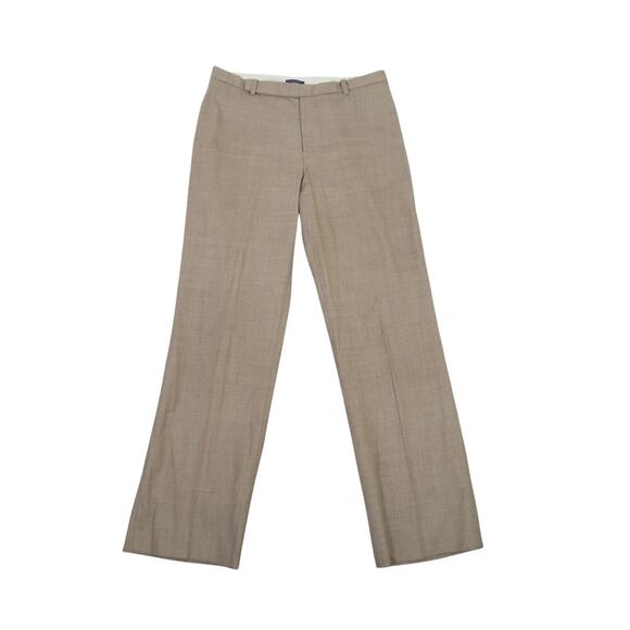 Vintage Y2K Gap tan brown wool blend low rise straight leg pants 8 - Picture 1 of 5